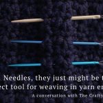 Darning Needles with Latch Hook Eye by Clover – Seed Stitch Studio